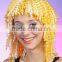 Wholesale football fan wig, colorful cosplay hair wig, festival wigs for gift