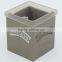 Factory direct sale tin material square candle holder