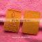 Delicate 3D effect cloth/felt silicone rubber patch for bags