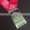 Custom Zinc Alloy Metal sports Medallion with ribbon printing logo
