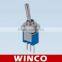 SMTS-102 small toggle switch toggle switch (single) 3A 125V