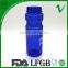 clear insulated outdoor plastic sports water bottle in different shapes