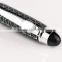 Valin High Quality Black Metal Fountain Pen With Crystal Clip