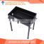 2016 new design creative folding stainless steel bbq smoker grill for camping