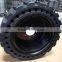 solid tire with Demountable rims 5.00-8 17.5-25 10-16.5 21x7x15 etc.