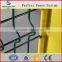 green vinyl coated welded wire mesh fence for garden border fence