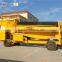 diesel engine Mobile gold trommel mining machine for small miner