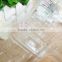 Cheap OPS plastic hinged plastic cake carrier container packaging for pastry