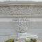 Classical Indoor Decorative White Marble Fireplace Mantel