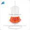 Outdoor patio rattan swing hanging chair set