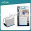 Toprank Japanese Hot Sale Mini V Shape Creative Novelty Corner Toilet Rim Brush Plastic Handle Curved Toilet Brush With Stand