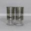 2 pieces mat shinning stainless steel coated jar glass spice cork with best quality and low price