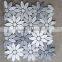 MM-CV300 Fashionable kitchen natural stone marble elegant flower patterns mosaic tile