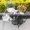 Manufacturer Garden White Display Shelf Round Shape Metal Flower Pot Stand