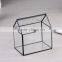 Handmade Geometric Vase Graden Decor Flower Pot Modern Artistic Clear Glass Plant Terrarium