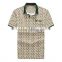 Men's jersey printed polo t shirt (100%cotton )short t-shirt printing