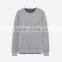 Trade Assurance 2016 new mens custom casual grey plain sweatshirt 100%cotton custom sublimation hoodies