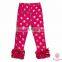Wholesale kids ruffles pants baby girl ruffle pants