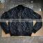 OEM Quality Black Color Quilted Inside Nylon Bomber Jacket for Men