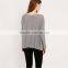 Stylish t shirts design loose neck t shirts of custom long sleeve t shirts for men