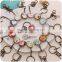 Exquisite bronze metal starry sky bag hanger,creative cartoon keychains,planet car key holder