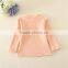 2015 New Design Girls T-shirts With Lace Design Sweet Girl T-shirt With Plush in Side