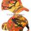 100% Cotton Twill Baseball Camo Low Profile Camouflage Caps Pink Camo Baseball Cap Blank Orange Camo Caps Wholesale