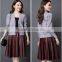 2017 Spring fashion v-neck loose official sweater in office cardigan sweater for girls