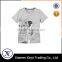 Best quality western gray boy short sleeve t-shirt