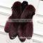 Classical Pattern Bread Clothes Real Fox Fur Gilet Lady Fur Waistcoat