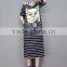Z&M New Women Latest Fashion Dress Cartoon Dress Sheath Dress