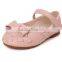 2016 Hot sale bowknot braided style child casual shoes