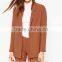2015 new design crepe fabric slim jacket women blazer