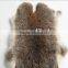 Super deluxe large straw yellow multicolor rabbit skin wholesale manufacturers selling fur of rabbit skin can be customized