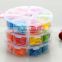 80PCS Mixed Color Corchet Sewing Knitting Ring/Stitch closed Maker