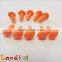10mm Orange Triangle Nose Safety Plastic Nose Stuffed Cat Nose Craft Toy