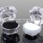 Transparent Acrylic Ring Jewelry Box Cheap Imitated Crystal Glass Ring Keeping Holder Ring Gift Cases Jewelry Plastic Gift Box