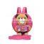 cartoon plush children girl school bag with safe harness