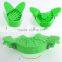 Universal Size Fit Most Pans Clip-on Green Silicone Pasta Strainer