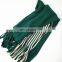 Stripe woolen shawl lovers tassel winter imitation cashmere knitted vertical thick scarves