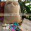 Burlap Jute Gift Drawstring Bags with Company Logo