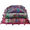 Wholesale Square Sari Patchwork Floor Cushions Hand Embroidered Floor Pillows