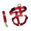 nylon crochet dog leash with harness