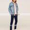 custom hooded inner denim jacket wasit coat hoodies jacket mens wholesale