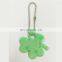 Custom high quality reflective soft pvc keychain