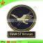 Custom gold finish custom metal hard enamel badge lapel pin