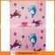 wholesale carton and animal design polyester bath towel for kids