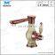 High-end Royal Series Jade Gecrate Golden Vanity Basin Taps CUPC Approved Vintage Classic Bathroom Mixer Faucet