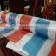 low price high tensile stripe color pe tarpaulin sheet