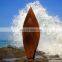 Leaf Perforated Garden Corten Steel Sculpture